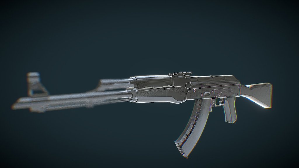 Ak47 - Download Free 3D model by altncaglar [96f7844] - Sketchfab