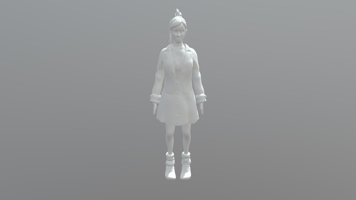 Character Model, Rin 3D Model