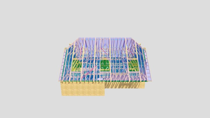 P13290A, Plum Trees, Roof Design 3D Model