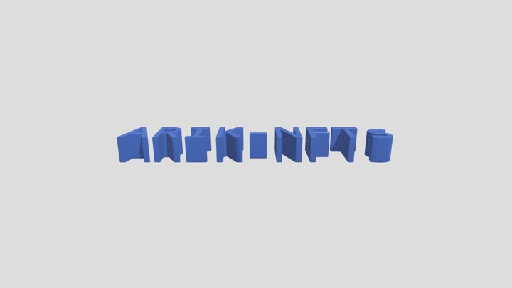 Ariknftlogo 3D Model