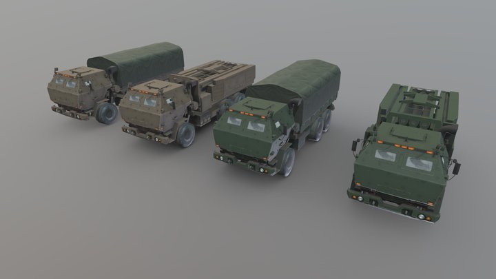 Battlefield 4 -  M142 HIMARS – Gratis 3D-model STL