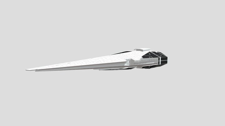 Raider Class Corvette 3D Model