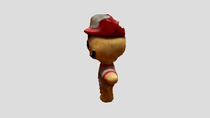 Cactus Buddy Figure 3D Model