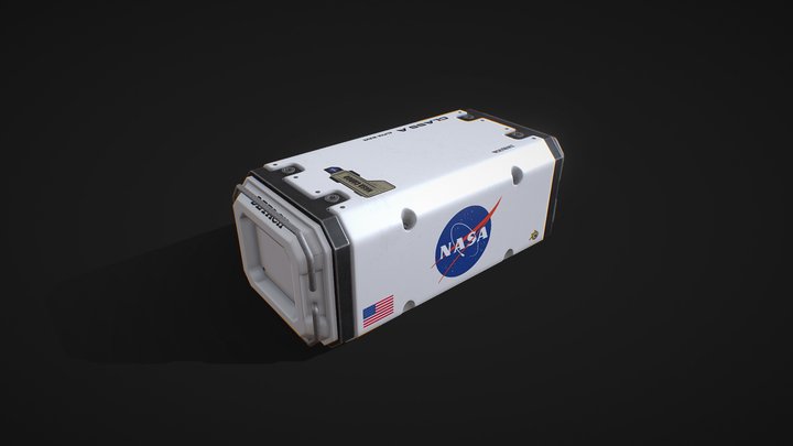 Sci-Fi Container 3D Model