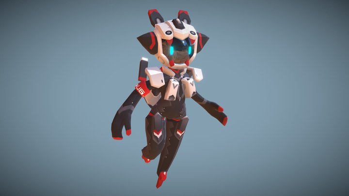 Space Robot 3D Model