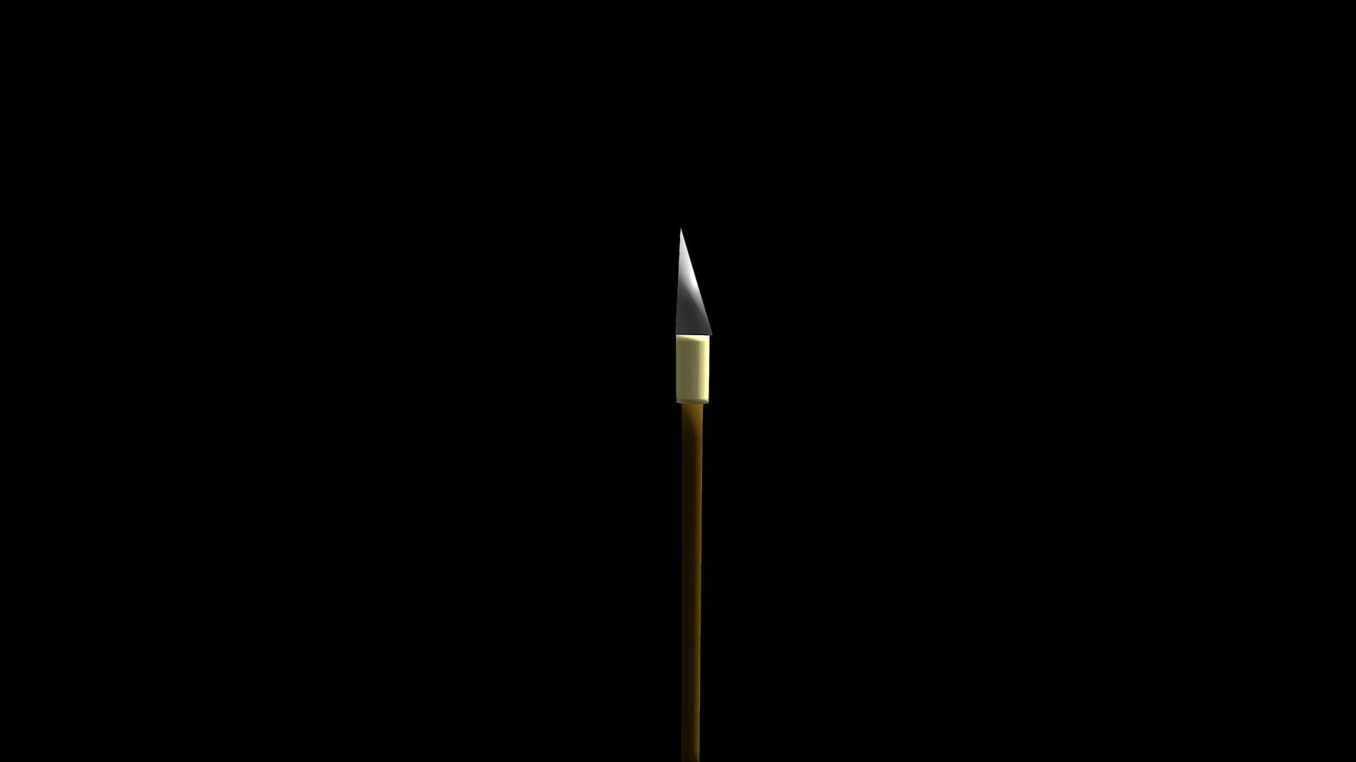 Low Poly Minimalistic Spear