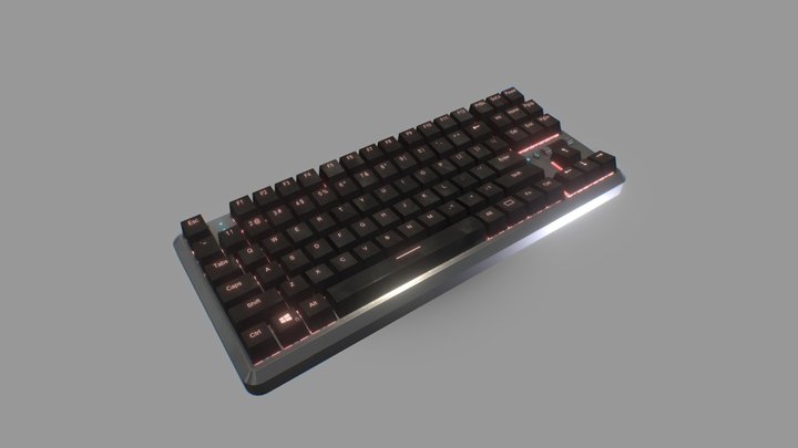 RAKK Lam Ang Lite Mechanical Keyboard 3D Model
