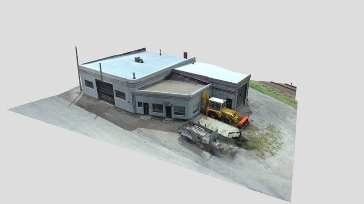 Arctic Gas Service Station, Coleman 3D Model