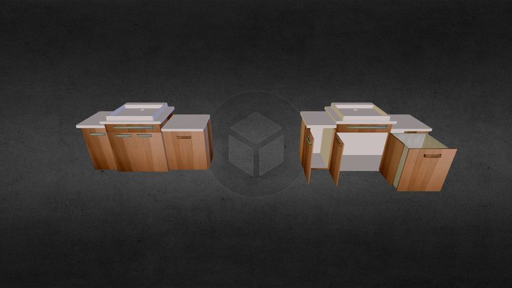 bathroom vanity 3D Model
