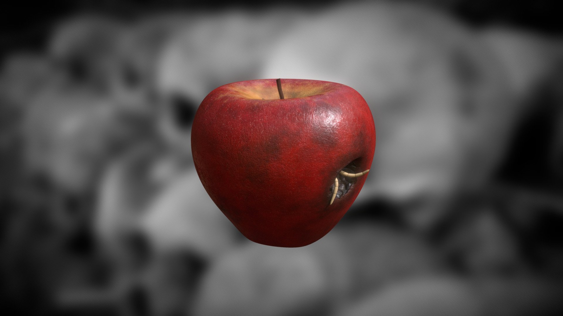 Rotten Apple | 3D model