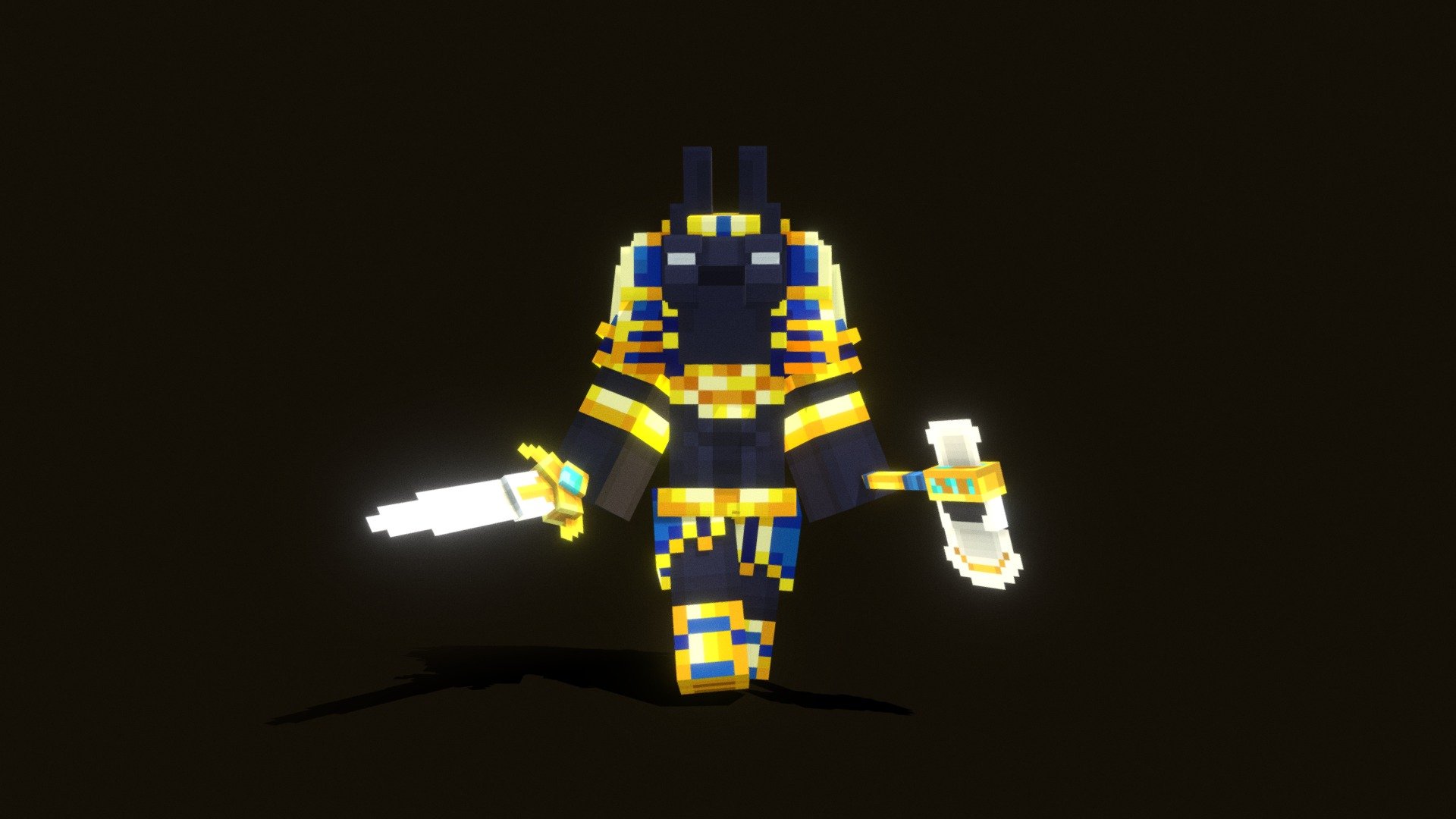 Anubis Armor Minecraft Comission Model - 3D model by otavioscrp ...