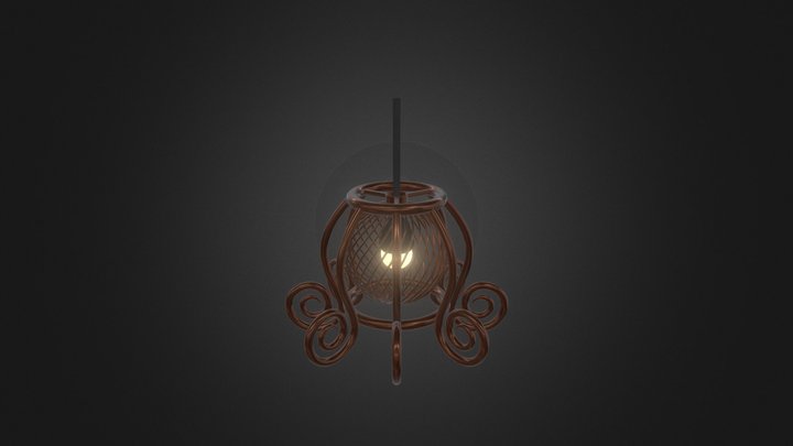 Vintage Lamp 3D 3D Model