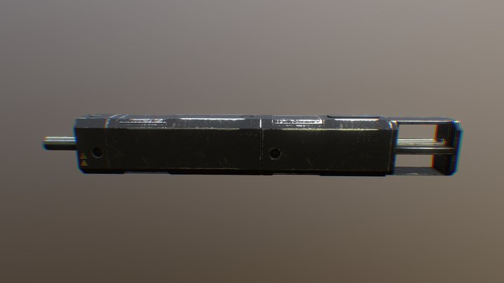 Gun Suppressor 3D Model