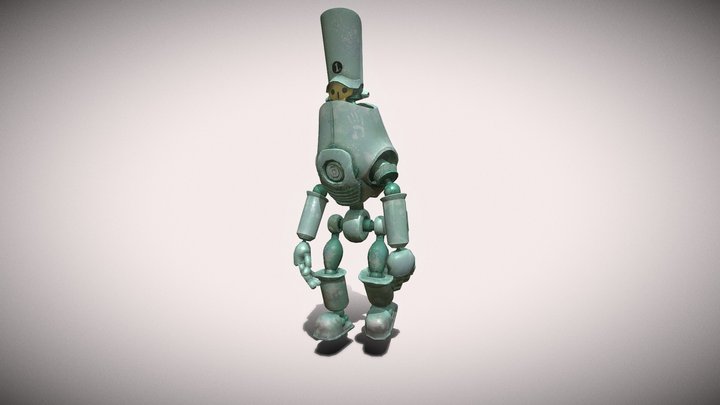 Old Robot - Animation 3D Model