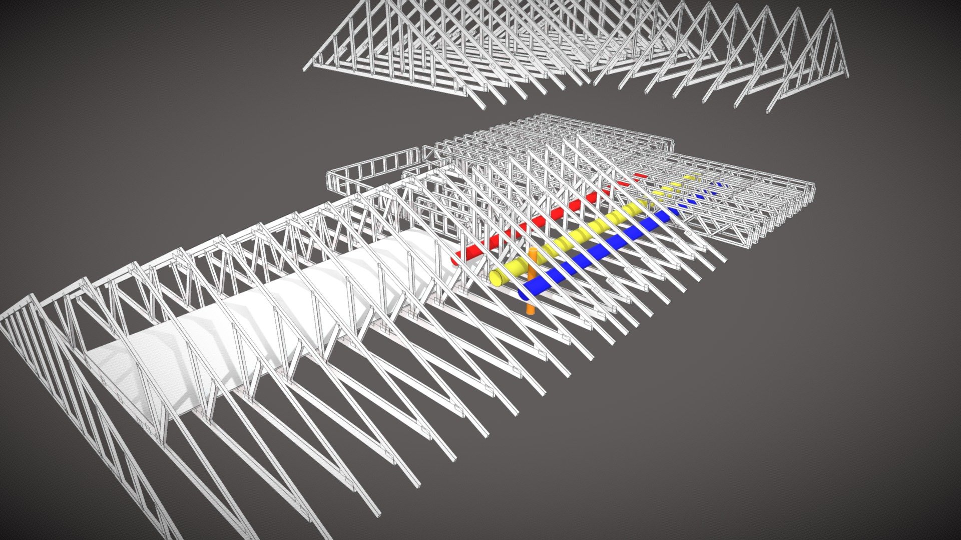 Van Staalduinen 3D Trusses & Ductwork - 3D model by Van Staalduinen ...