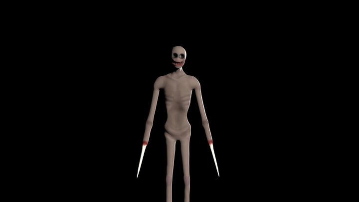 Smiling Stalker – Horror Creature 3D Model