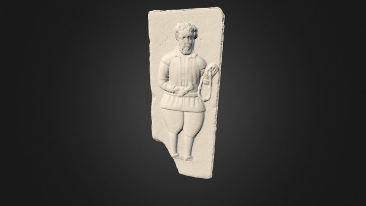 Lauda do Mosteiro de Cálago (Vilanova de Arousa) 3D Model