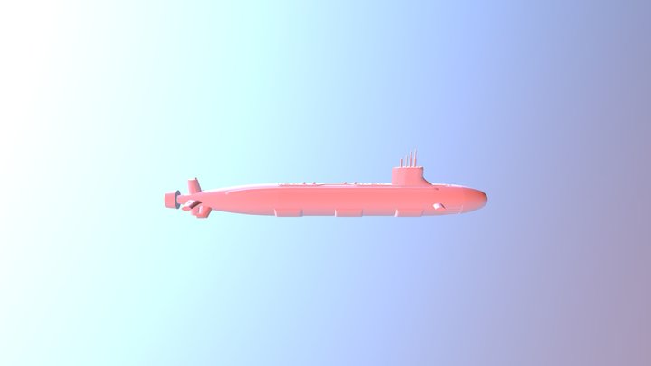 USS Connecticut (SSN-22) 3D Model