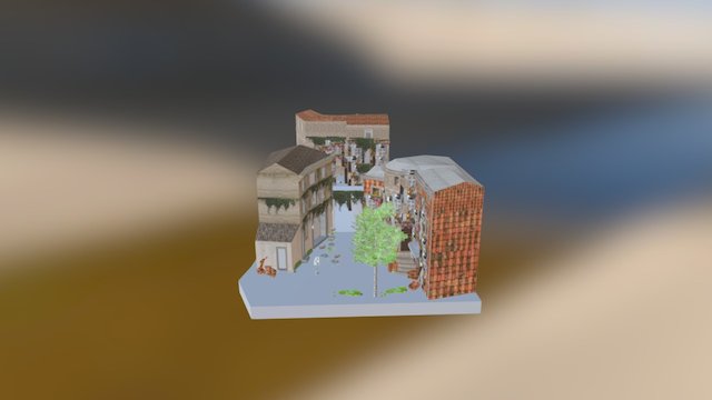1DAE14 Quackelbeen Justine  City Scene 2016 2017 3D Model