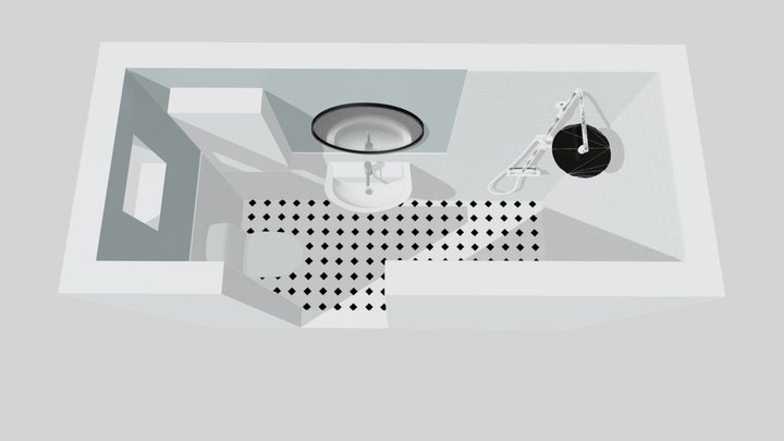Bathroom v1 3D Model