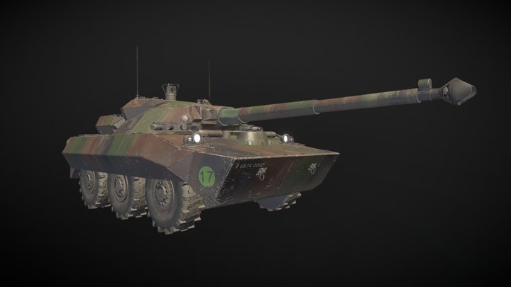 AMX 10 RCR 3D Model