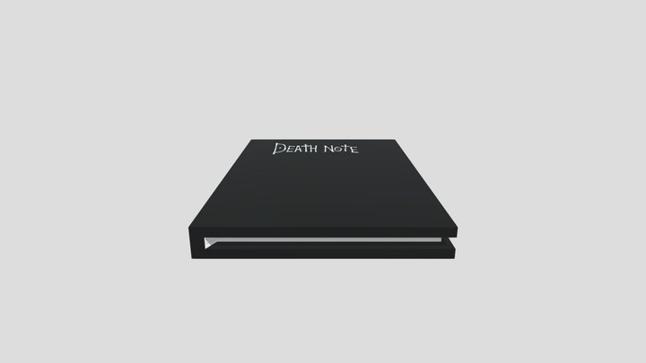 Death Note anime book fanart 3D Model