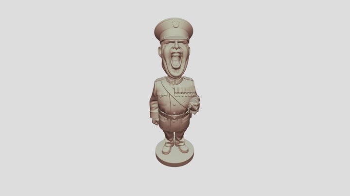 Roaring Sergeant Major 3D Model