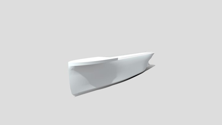Ocean Liner Hull 3D Model
