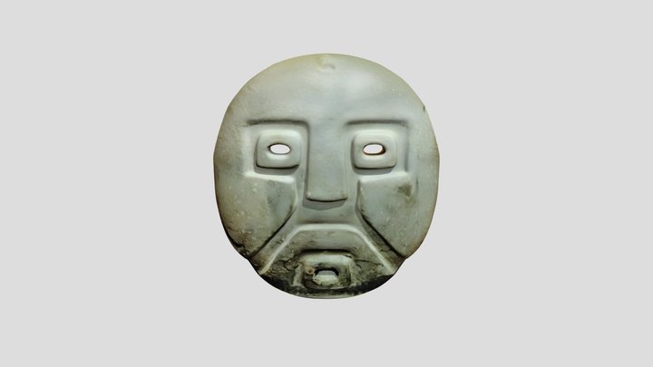 Máscara de piedra 3D Model