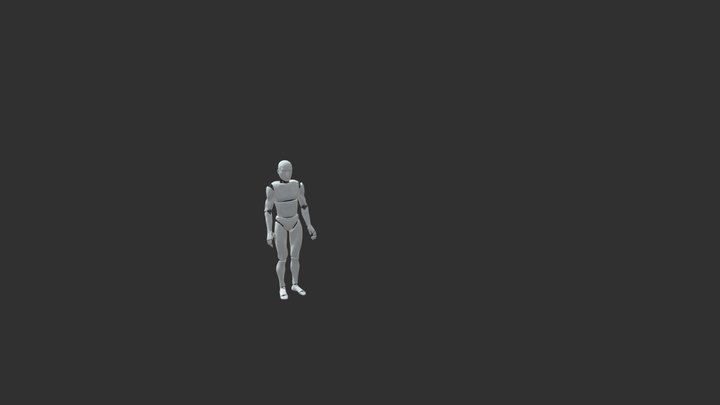 Climbing The Stairs 3D Model