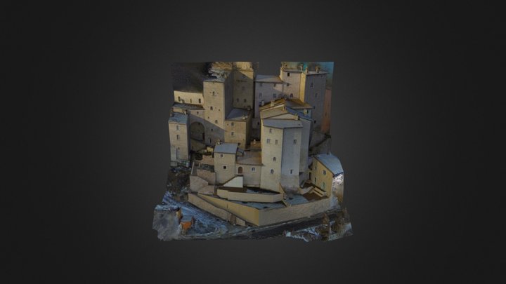 Borgo Castello di Postignano (PG) 3D Model