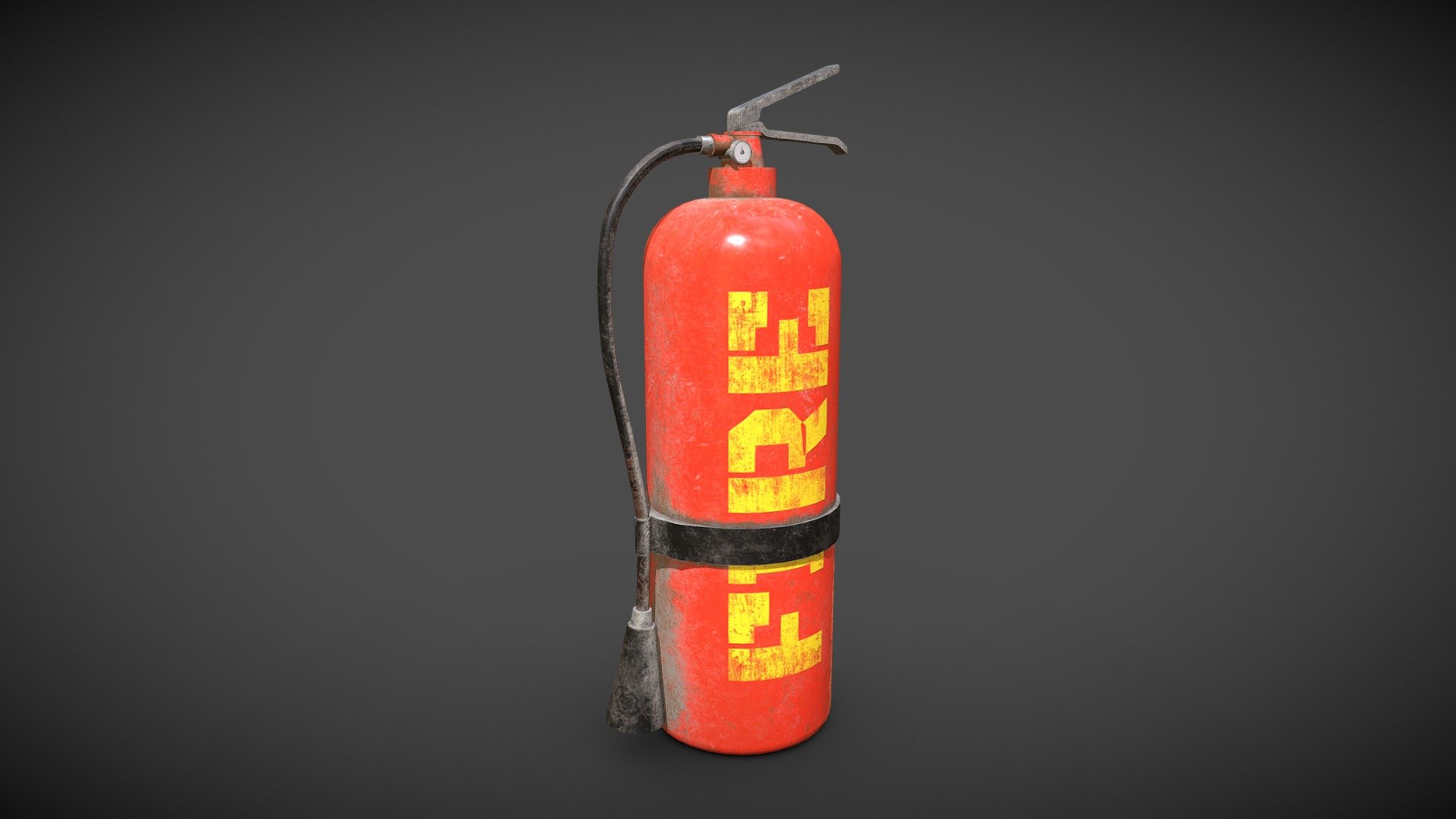 Fire Extinguisher - Aged Realistic - 3D model by bhagathgoud [970596c ...