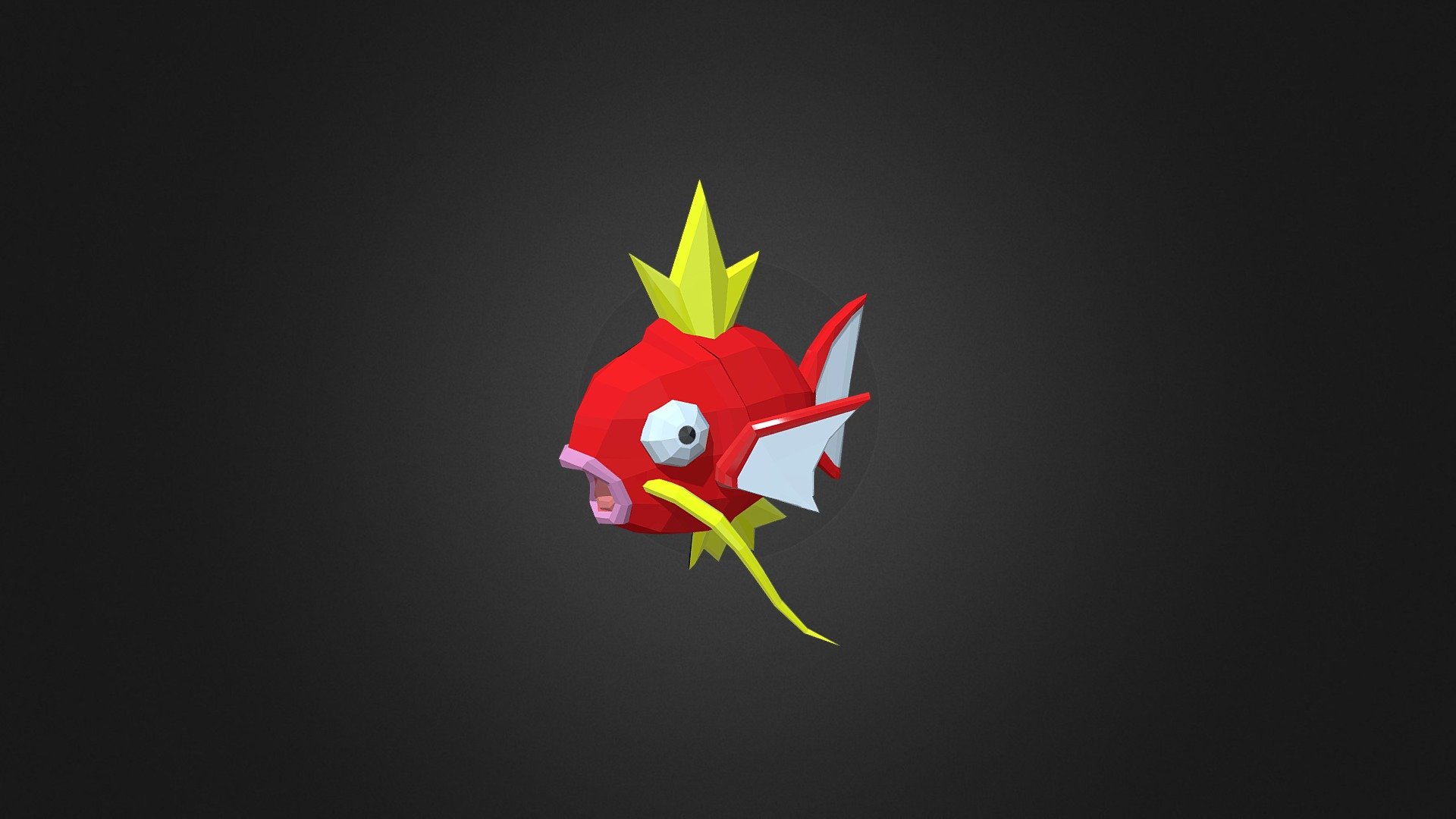 Low Poly Magikarp - 3D model by pexe [970617e] - Sketchfab