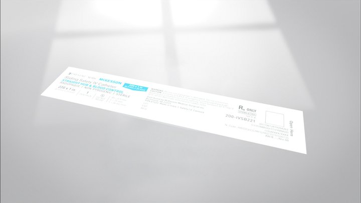 McKesson-Blister-pack-ClearSafeBloodControl 3D Model