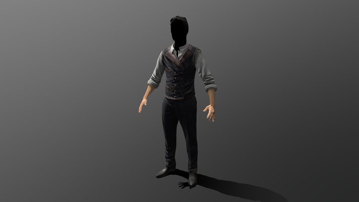 FPS character 3D Model