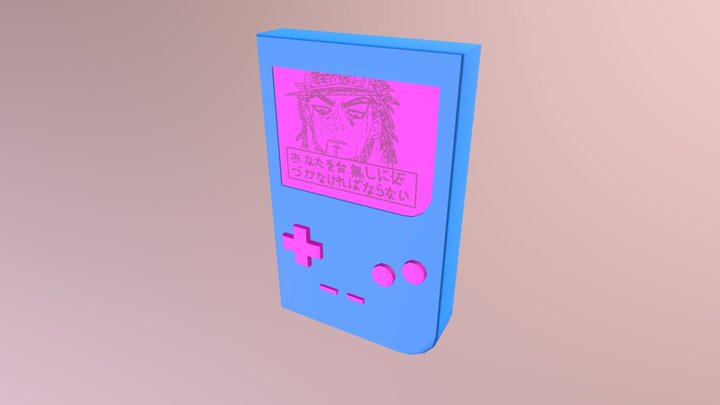 Gameboy 3D Model