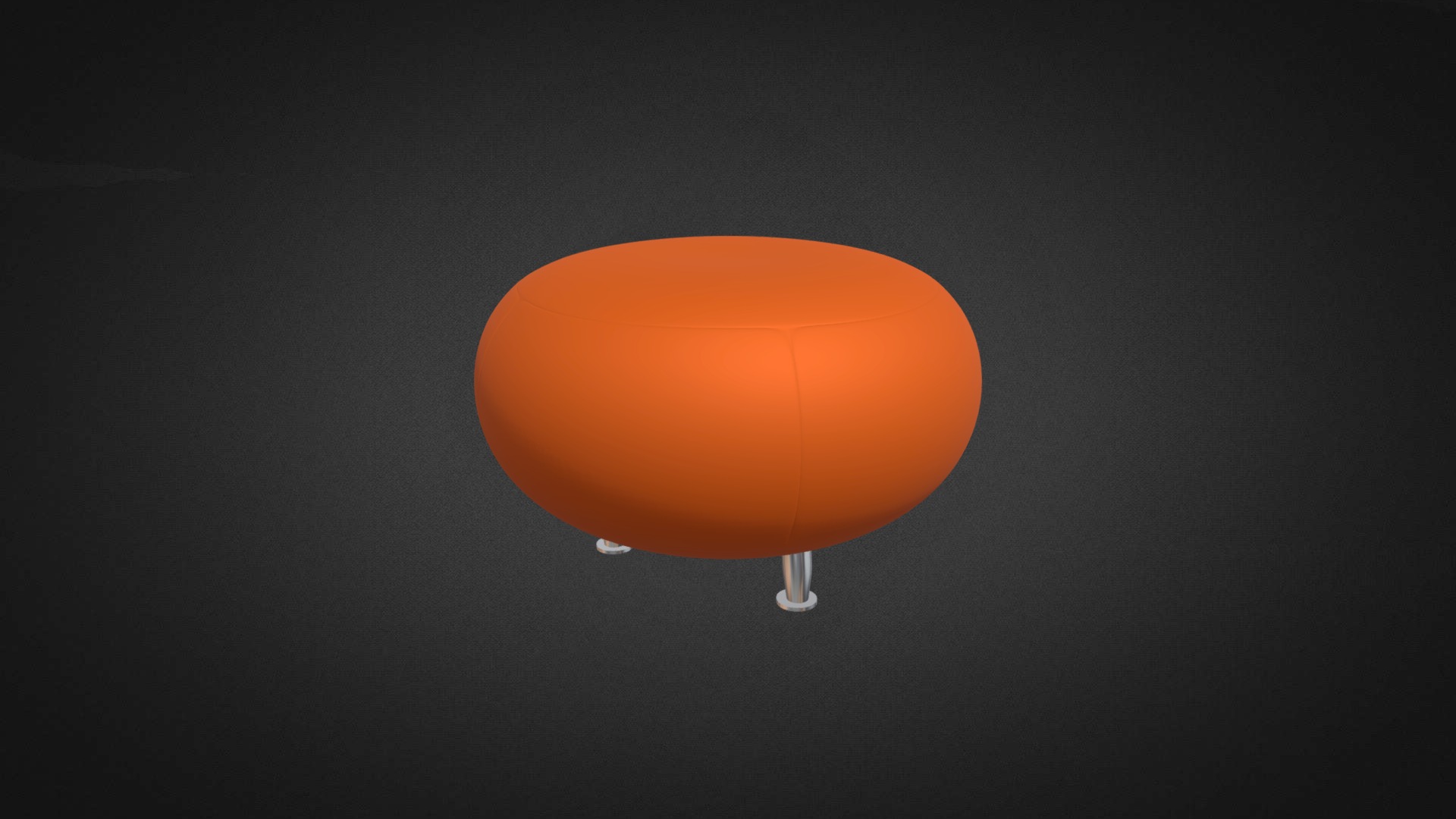 3D model Pebble Stool Hire - This is a 3D model of the Pebble Stool Hire. The 3D model is about a red hot air balloon.