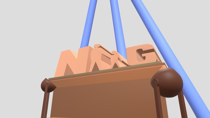 Nadiadwala Grandson Entertainment Logo Remake 3D Model