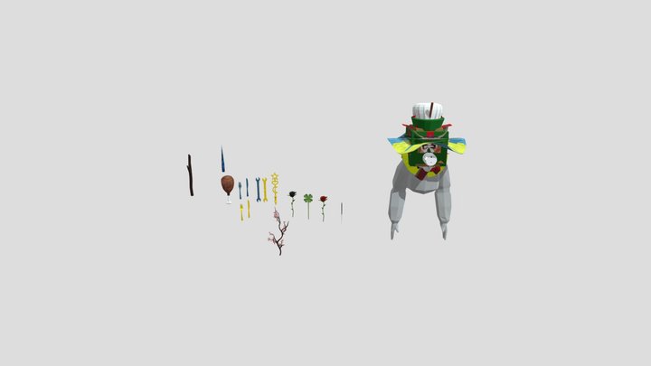 Gorilla Tag_IK_ Rig464646 3D Model