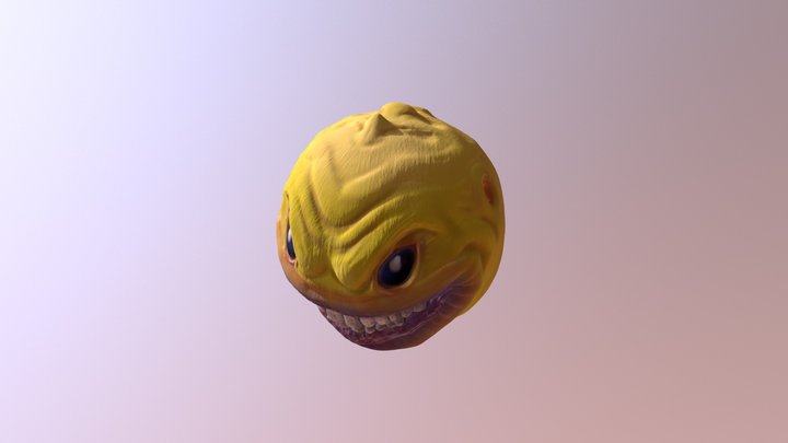 Pac Man 3D Model