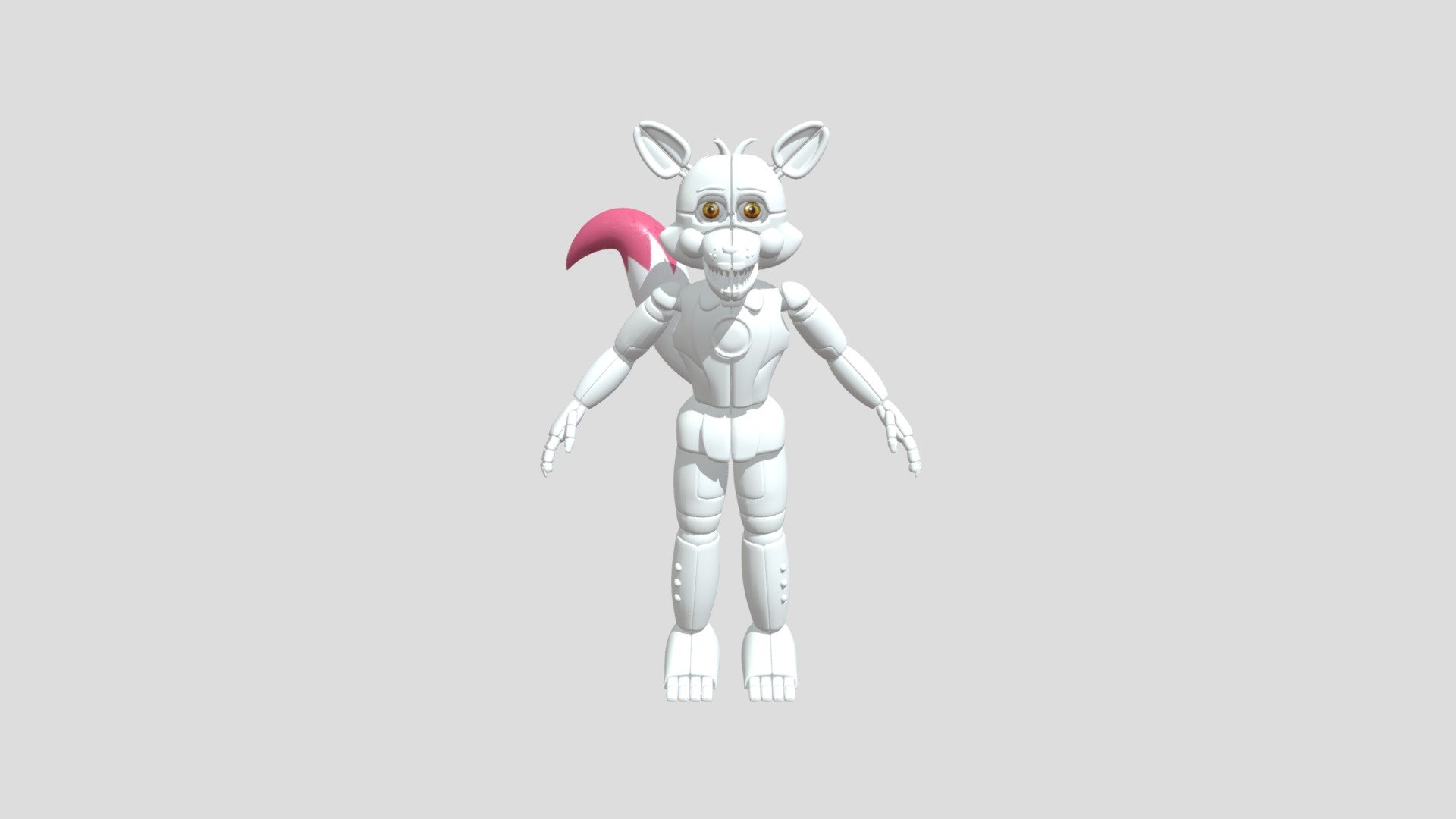 Funtime Foxy Download Free 3d Model By Craftycorn Ignitedbonnie496