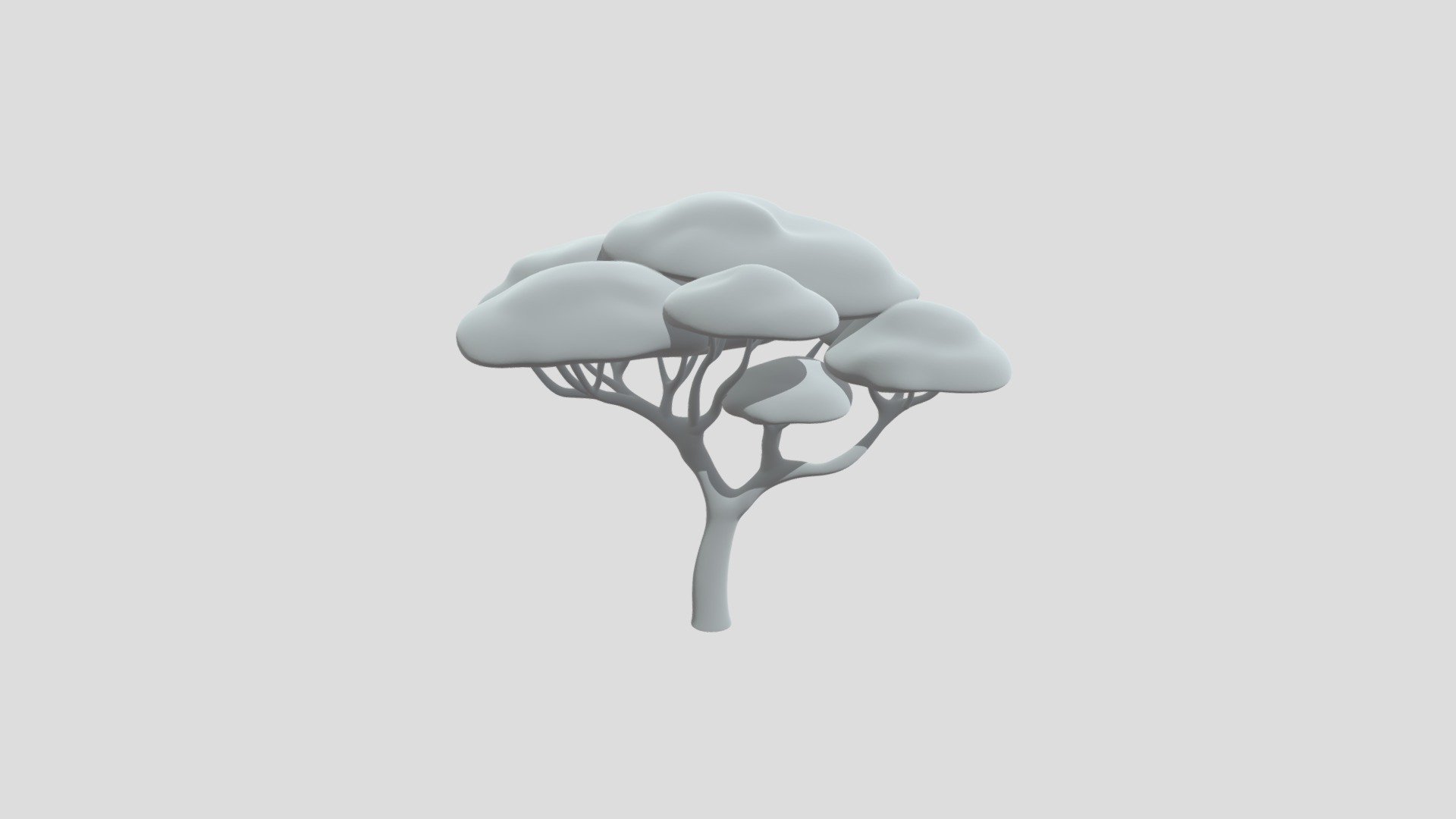 Umbrella Tree Canopy - 3D model by mitannsssh [970c322] - Sketchfab