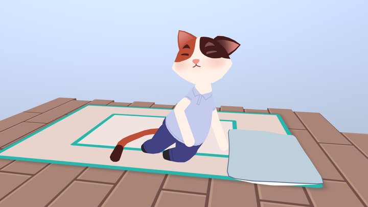 Volumique - Cat 3D Model