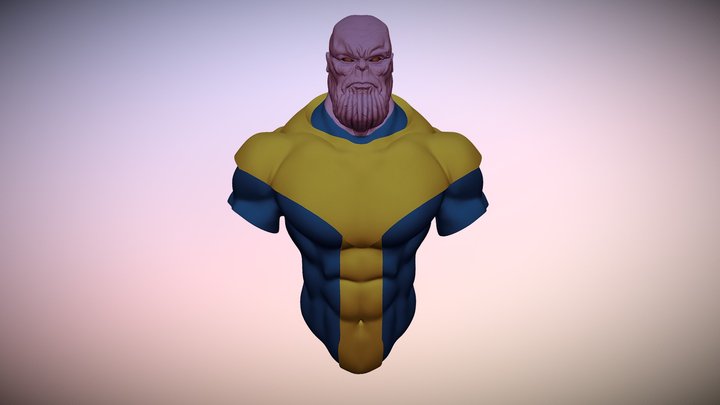 Thanos The Mad Titan 3D Model