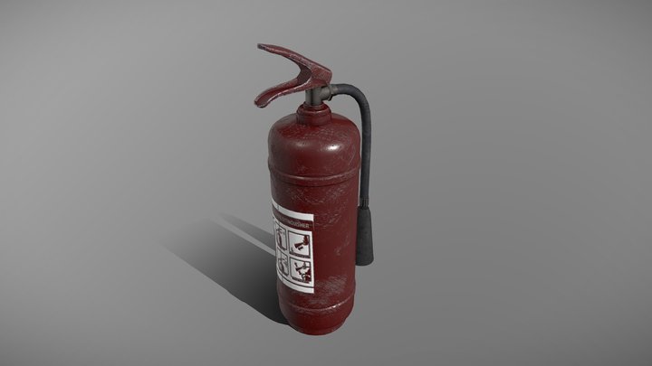 Fire extinguisher 3D Model