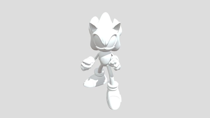 xbox_360_-_sonic_unleashed_-_sonic_the_hedgehog 3D Model