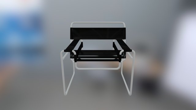 Wassily Chair Bauhaus 3D Model