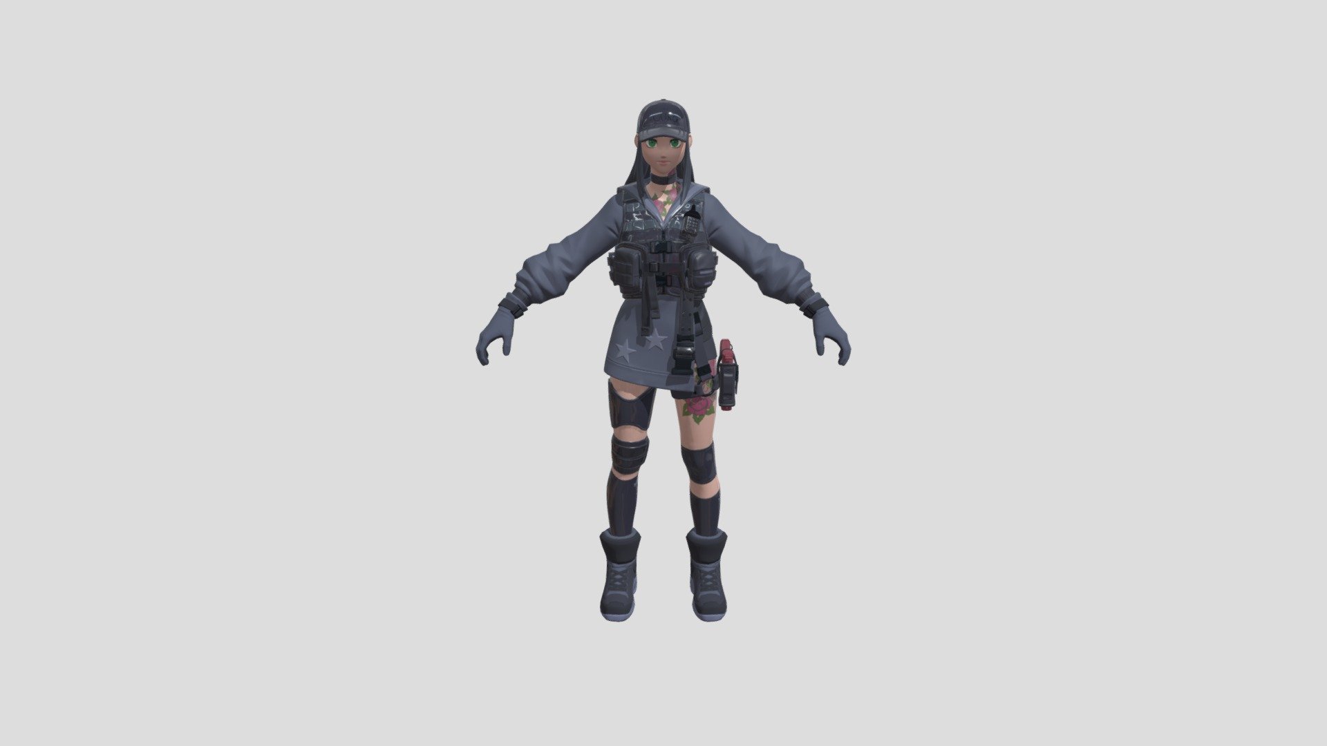 Chigusa - Download Free 3D model by TheSitthikorn [970ed94] - Sketchfab