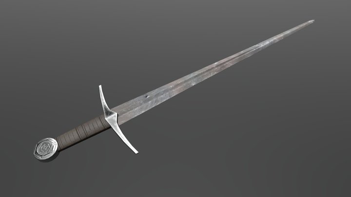 Iron Sword - Prop Art 3D Model