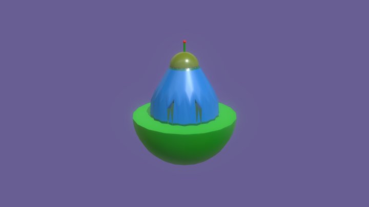 Spaceship 3D Model